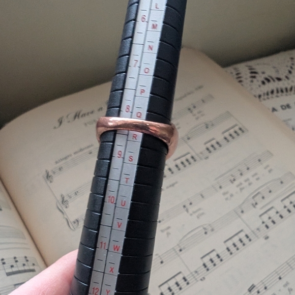 Copper Teal Gemstone Ring - Picture 3 of 5